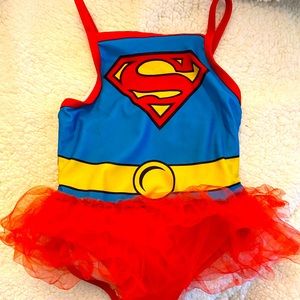 Super cute Girls 2T- Supergirl swim suit